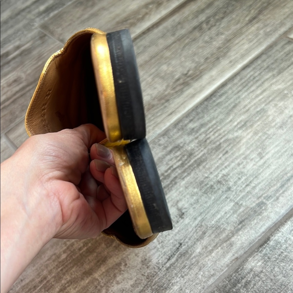 Gucci Gold Mules - Picture 3 of 9